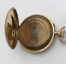 Laden Sie das Bild in den Galerie-Viewer, Gelbgold Taschenuhr