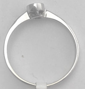 Weißgold Solitärring
