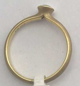 Gelbgold Solitärring