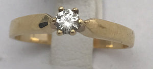 Gelbgold Solitärring